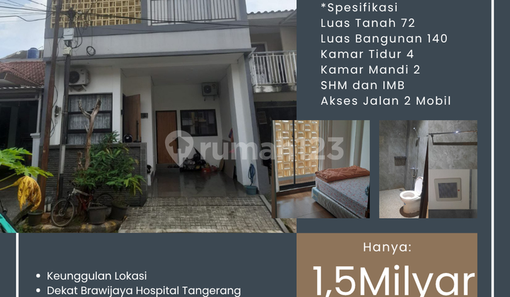 Affordable House in Graha Raya Bintaro, North Serpong, South Tangerang