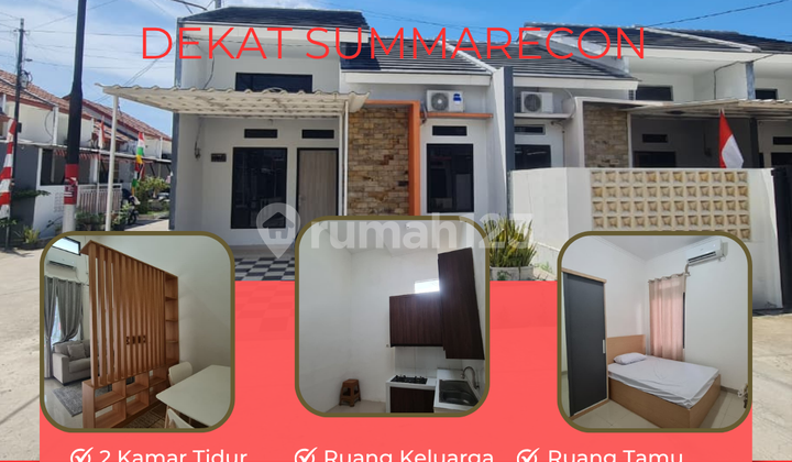 Rumah baru siap huni di Karangsatria Tambun DP0% 2juta all in