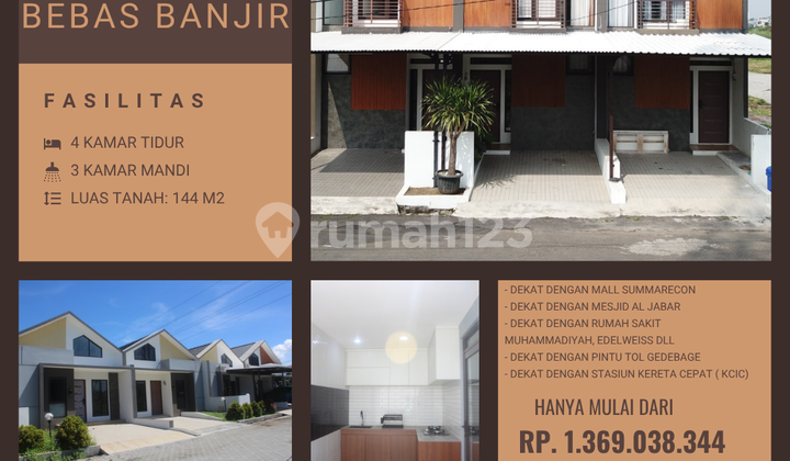Rumah Ready di Soekarno Hatta Kodya Bandung Strategis Bebas Banjir Rumah Ready di Soekarno Hatta Kodya Bandung Strategis Bebas Banjir