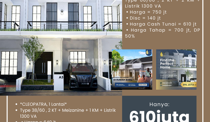 New 1 & 2 Story European Concept Houses in Cihanjuang, Near Cimahi City Government. New 1 & 2 Story European Concept Houses in Cihanjuang, Near Cimahi City Government.