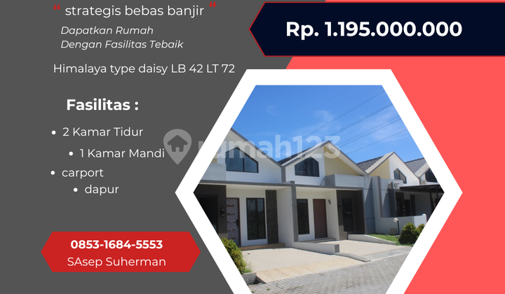 Rumah ready d soekarno hatta kodya bandung strategis bebas banjir Rumah ready d soekarno hatta kodya bandung strategis bebas banjir