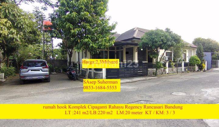 Rumah Hook Komplek Cipaganti Rahayu Regency Rancasari Bandung 1