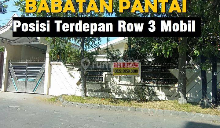 Rumah Babatan Pantai Kenjeran 12x31 Dkt Mulyosari Pantai Mentari Gading Pakuwon SHM 1