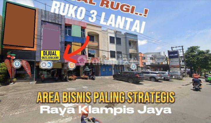 Ruko Jalan Raya Klampis Jaya Surabaya Murah Jual Rugi Dkt Manyar Kertajaya Bu Cpt Galaxi Mall Gm Its Universitas Airlangga Unair Rs Haji