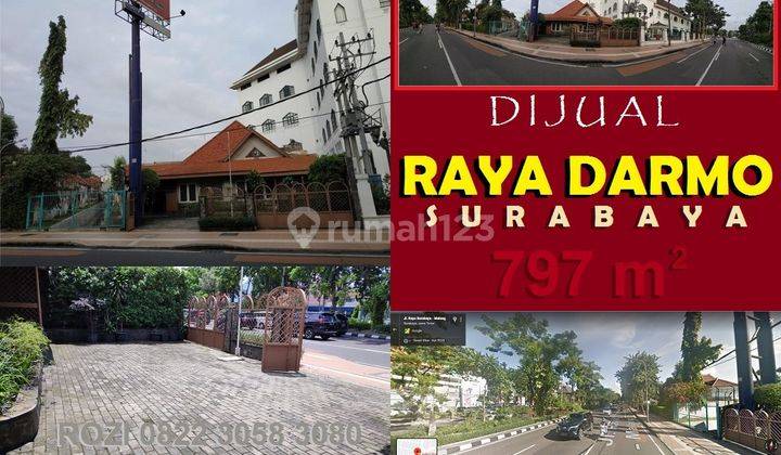 JALAN RAYA DARMO Surabaya 797 M2 Komersial Bisnis Htg Tanah Saja LANGKA 1