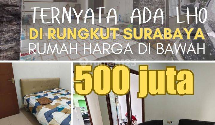 Rumah Rungkut Di Bawah 500 Juta Medokan Ayu Dkt Pandugo Gunung Anyar Pondok Candra 1