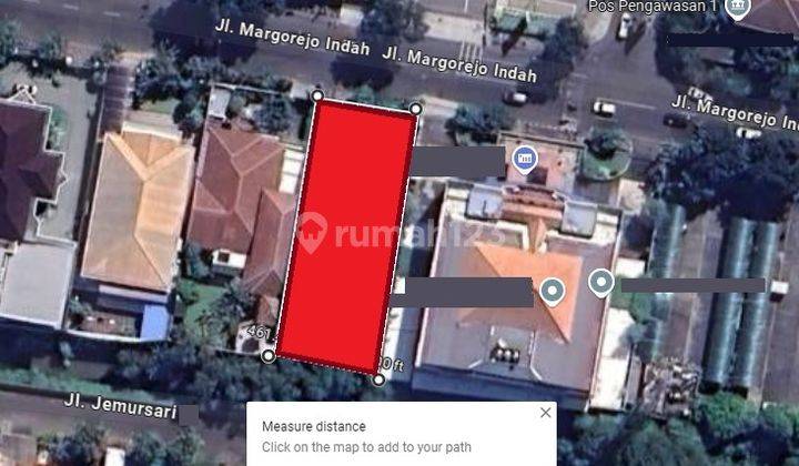 Tanah Raya Margorejo 20x50 Dekat Plaza Marina Ahmad Yani Jemursari Kendangsari Prapen Royal Plaza 1