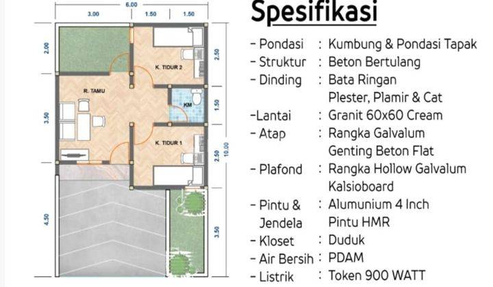 Rumah Murah Udumbaru Residence Balongpanggang 200Jtan 2