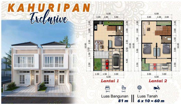 Rumah Baru 2 Lantai Di Kahuripan Nirwana Sidoarjo 1