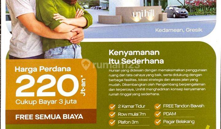 Launching Harga Perdana Rumah Tanpa Dp Kedamean Gresik 1