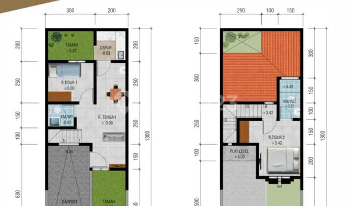 Rumah Baru 2 Lantai di Regency One Pogot Surabaya