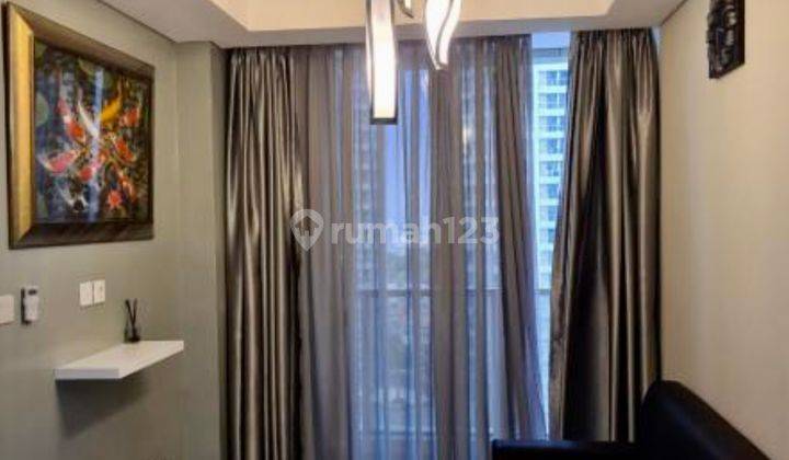 Apartemen Taman Anggrek Residences – 1BR (38 m2) Full Furnished, Tower F / Middle Floor / View Pool, 64 Juta/Tahun, Taman Anggrek, Jakarta Barat 1