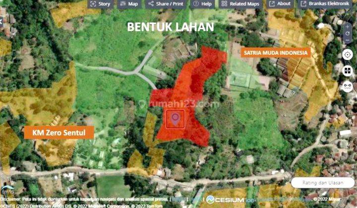 Murah Tanah Di Ciawi Bogor - Lt: 11.875 m², 1,5 Juta / m², Ciawi, Bogor 1