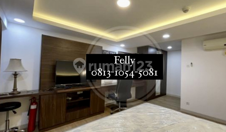 Soho Residences - Type Avenue (96,96 M²) Loft Fully Furnished Nice Design, 135 Juta/Tahun, Central Park, Jakarta Barat