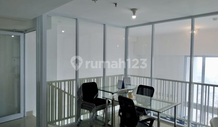 Affordable Soho Residences Semi Furnished with Partition - Maple Type (104.29 m²), 85 Million/Year, Central Park, West Jakarta
