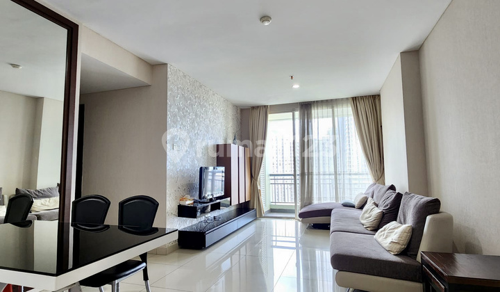 Central Park Residences 2BR (77 m²) Furnished, Best View Middle Floor Tower Alaina - 110 Million/Year, Central Park, West Jakarta