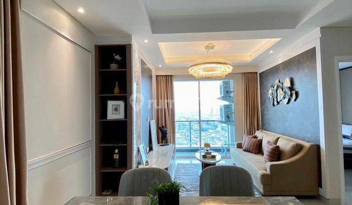 Murah Condo Grand Madison 3BR+1 (118 m²) Full Furnished Interior Lantai Tinggi City View - 3.3M, Central Park, Jakarta Barat 1