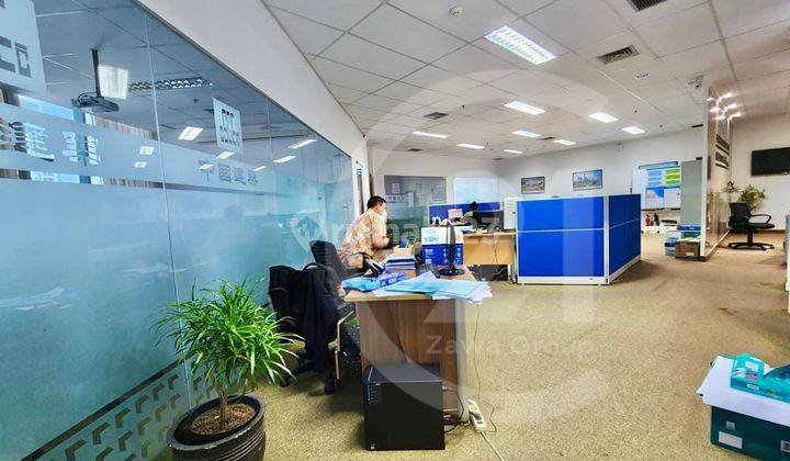 Murah Apl Office Tower - Luas 244.5 M², Full Furnished Siap Pakai, High Zone, 250 Ribu/M²/Month, Central Park, Jakarta Barat 1