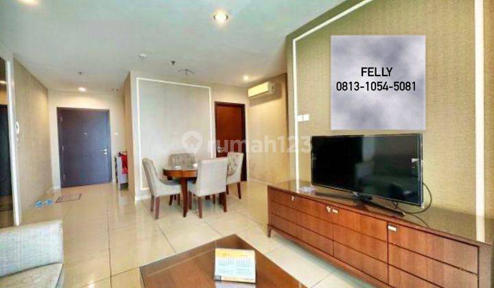 Dijual Unit Apartemen Central Park Residence Full Furnished Tipe 2BR+1 (82.5 m²) View Bagus - City View, 2.690m, Central Park, Jakarta Barat 2