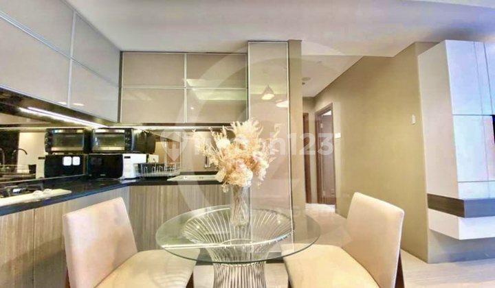 Dijual Springhill Terrace 3BR+1 (100 m²) Full Furnished Interior - Tower Oakwood, Middle Floor, Golf View, 1.9m, Kemayoran, Jakarta Pusat 1