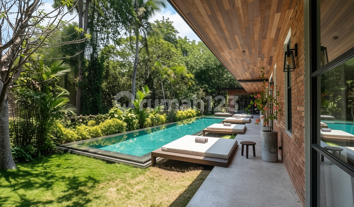 Over Lease Beautiful Villa With 5 Bedrooms With Forest And River View Pererenan Over Lease Beautiful Villa With 5 Bedrooms With Forest And River View Pererenan
