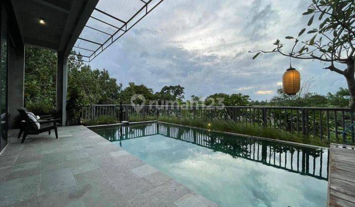 Villa For Sale At Canggu Bali, Sunset View Of River And Ricefield 1