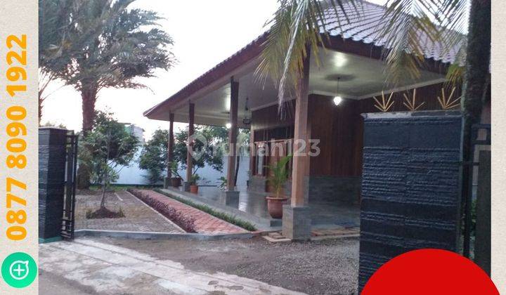 Rumah Kayu Tanah Luas di Tapos Depok  1