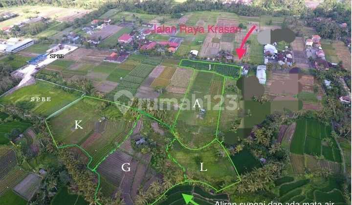TANAH DI JL. KRASAN, BADUNG BALI. DEKAT UBUD