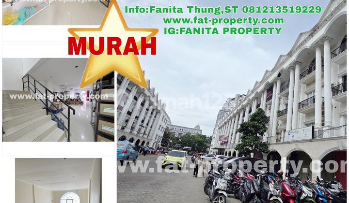 Murah! Dijual Ruko Rich Palace, Meruya Ilir, Kembangan, Jakarta Barat.