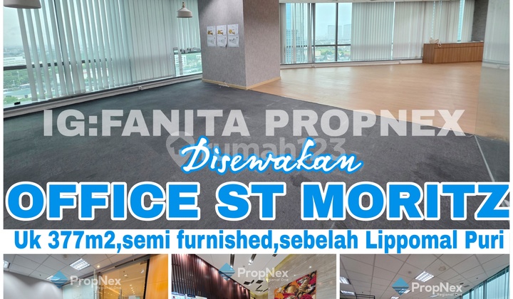 Cheap! Office Space for Rent in the Most Prestigious and Complete Complex in West Jakarta Ready to Use: Lippo St Moritz Office Tower Cheap! Office Space for Rent in the Most Prestigious and Complete Complex in West Jakarta Ready to Use: Lippo St Moritz Office Tower