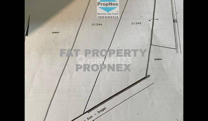 Dijual Lahan Industry di Jl Raya Solo sragen,sragen,jawa Tengah. 2