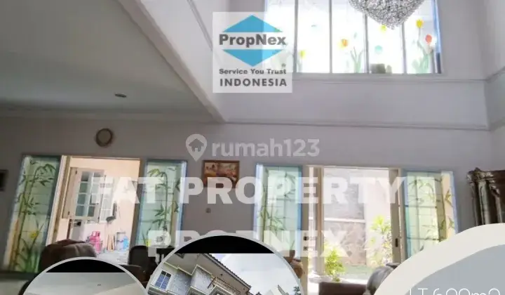 Rumah Mewah di Puri Indah Blok I, di Jalan Boulevard Sederetan Pasar Puri. 2