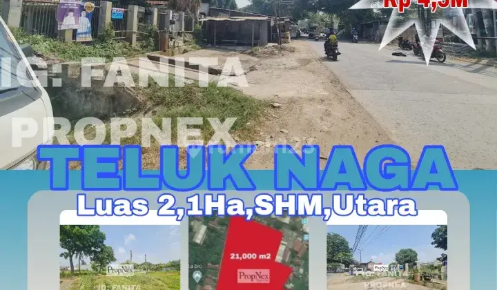 SUPER MURAHHH! lahan komersil di Jl Raya Kp Sukadamai, Teluknaga, Tangerang, Banten 2