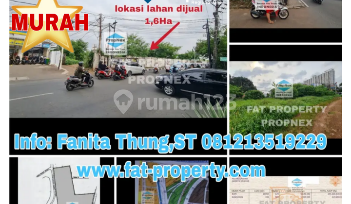 Wow harga miring lahan komersil 1,6Ha strategis di Jakarta Selatan! Dijual lahan komersil di Jl. Bintaro Permai Raya, Pesanggrahan,Jakarta Selatan. Wow harga miring lahan komersil 1,6Ha strategis di Jakarta Selatan! Dijual lahan komersil di Jl. Bintaro Permai Raya, Pesanggrahan,Jakarta Selatan.