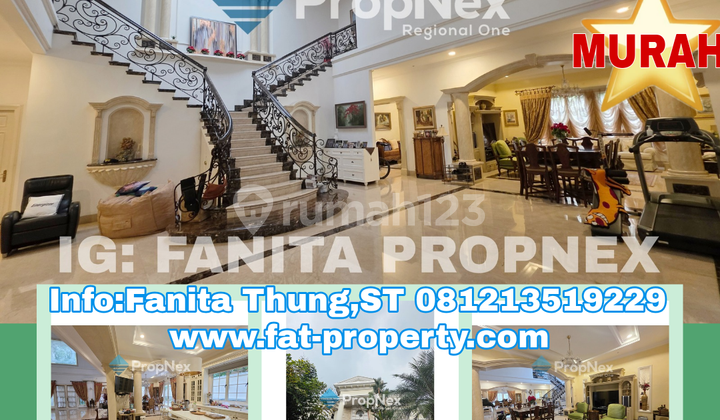 MURAH! LINGKUNGAN ELITE! Wow rumah mewah di lingkungan elite dan super ketat keamanannya di Lippo Karawaci! Dijual rumah mewah di Taman Golf,Lippo Karawaci,Tangerang.