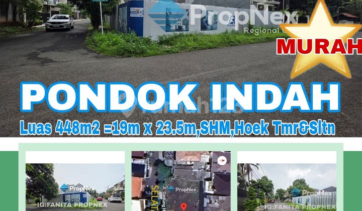 MURAH! Dijual kavling elite di Pondok Indah,Jakarta Selatan.