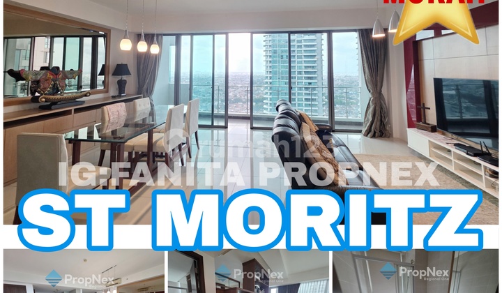 Murah! Fully Furnished Mewah! Dijual Cepat Apartment St Moritz Tower Ambasador,Paling Strategis di Tengah2 Lippomal Puri.