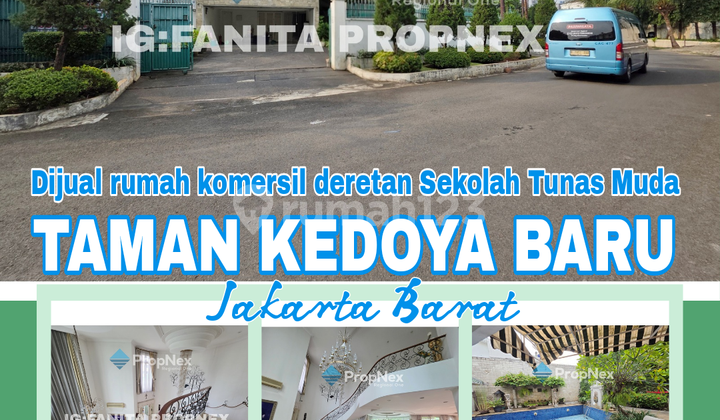 MURAH! JARANG ADA! Dijual rumah komersil di Taman Kedoya Baru ,Jakarta Barat.