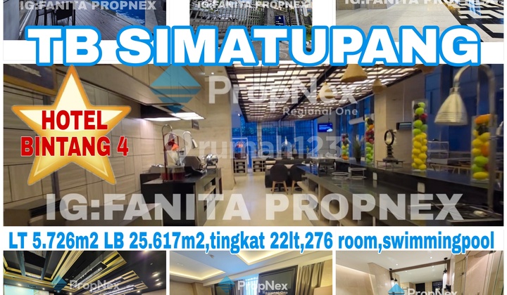 MEWAH!  JARANG ADA! DIJUAL HOTEL BINTANG 4 DI JL.T.B.SIMATUPANG,JAKARTA SELATAN.