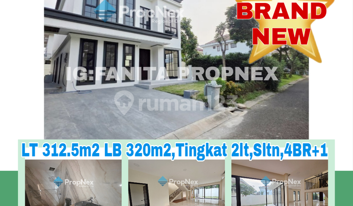BRAND NEW! Quick sale of a new house in Lippo Karawaci Central, Beverly Golf Cluster. 2