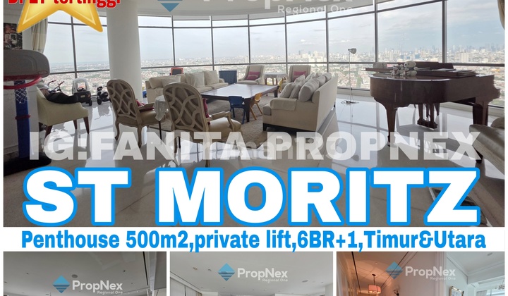 SUPER COOL! Wow, super cool 180-degree view! For sale fully furnished Penthouse Apartment ST MORITZ on the highest floor.
