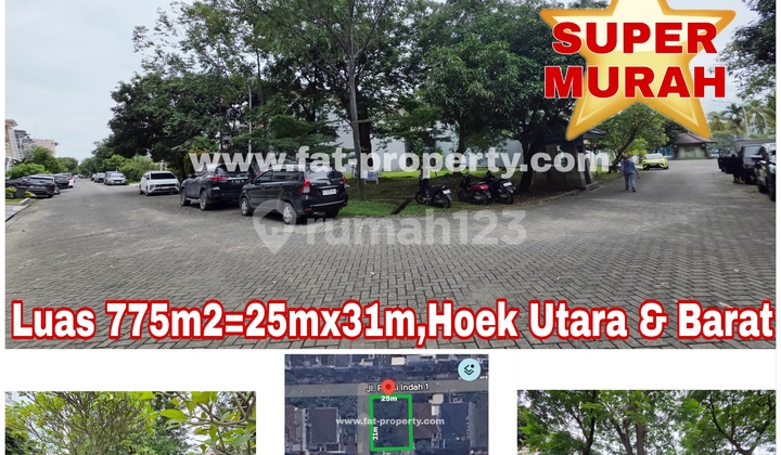 Super Cheap! For Sale Exclusive Residential Plot at Phinisi Indah 1 No 17, Pantai Indah Kapuk, North Jakarta.