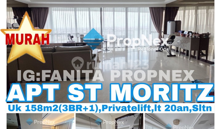 MURAH!  Selangkah ke Lippomal Puri! Dijual Apartemen ST MORITZ Tower Presidential 