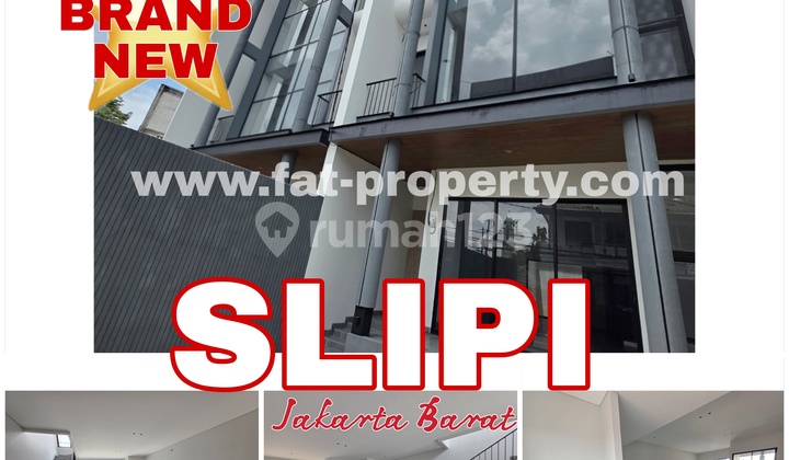 *Brand New!* *Landed Home Office Termurah!* Dijual Rukan Jumbo Mewah di Jl Anggrek Garuda,Slipi,Jakarta Barat.