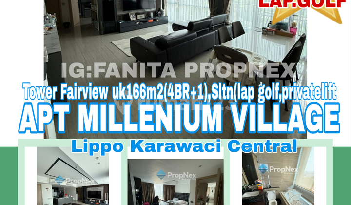 Apartment Millenium Village Tower Fairview,Lippo Karawaci.