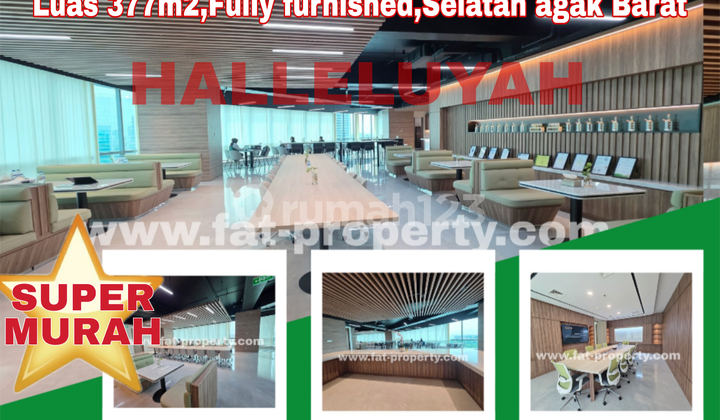 Super Cheap! Selling at a Loss! Office Space for Sale in the Most Prestigious and Complete Complex in West Jakarta, Ready to Use