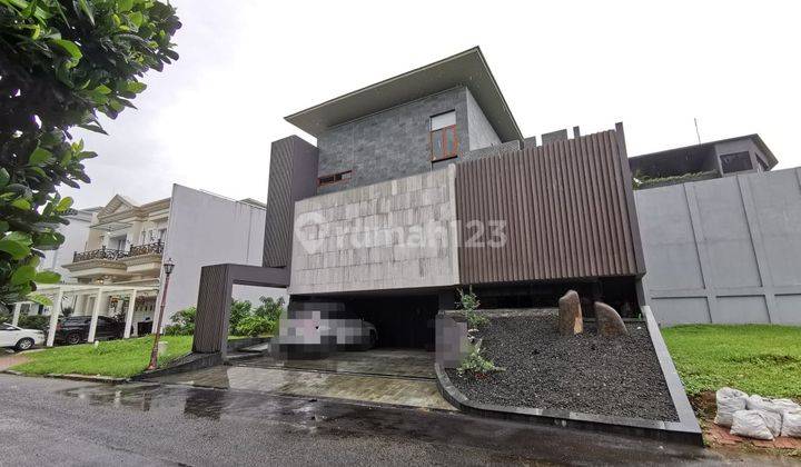 Rumah 3lt Desain Arsitek, Modern, High Spek di Gading Serpong 2