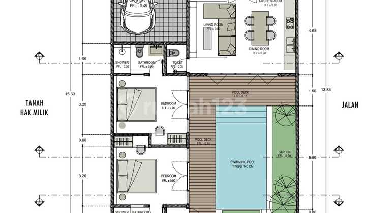 Freehold Full Furnished Villa Benoa Nusadua Bali 2