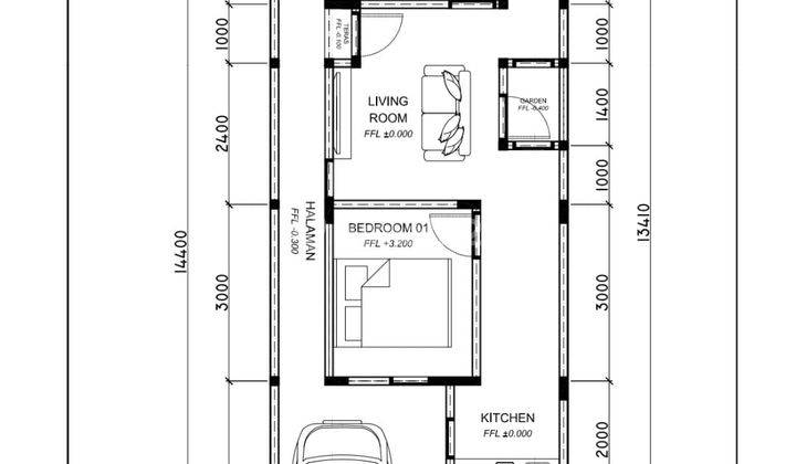 Rumah Murah Minimalis Jl. Gemitir Kesiman Denpasar Bali 2