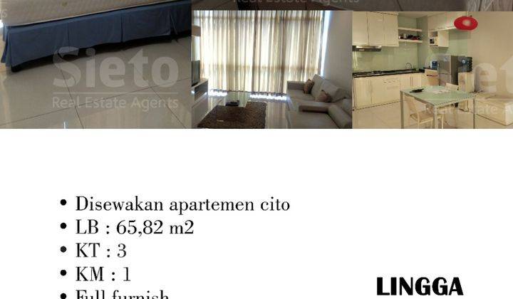 Disewakan Apartement Cito Surabaya, Harga Sewa Rp. 100 Juta th 1